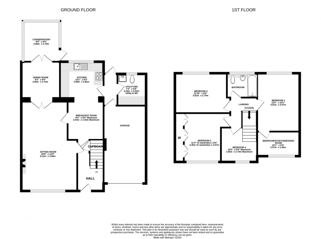 Floorplan for Underwood Road, Glastonbury, Somerset