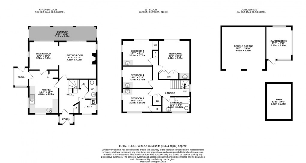 Floorplan for Hill Head, Glastonbury