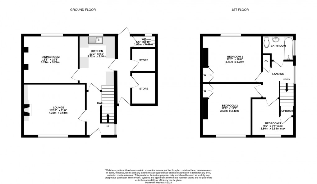 Floorplan for Dunstan Road, Glastonbury