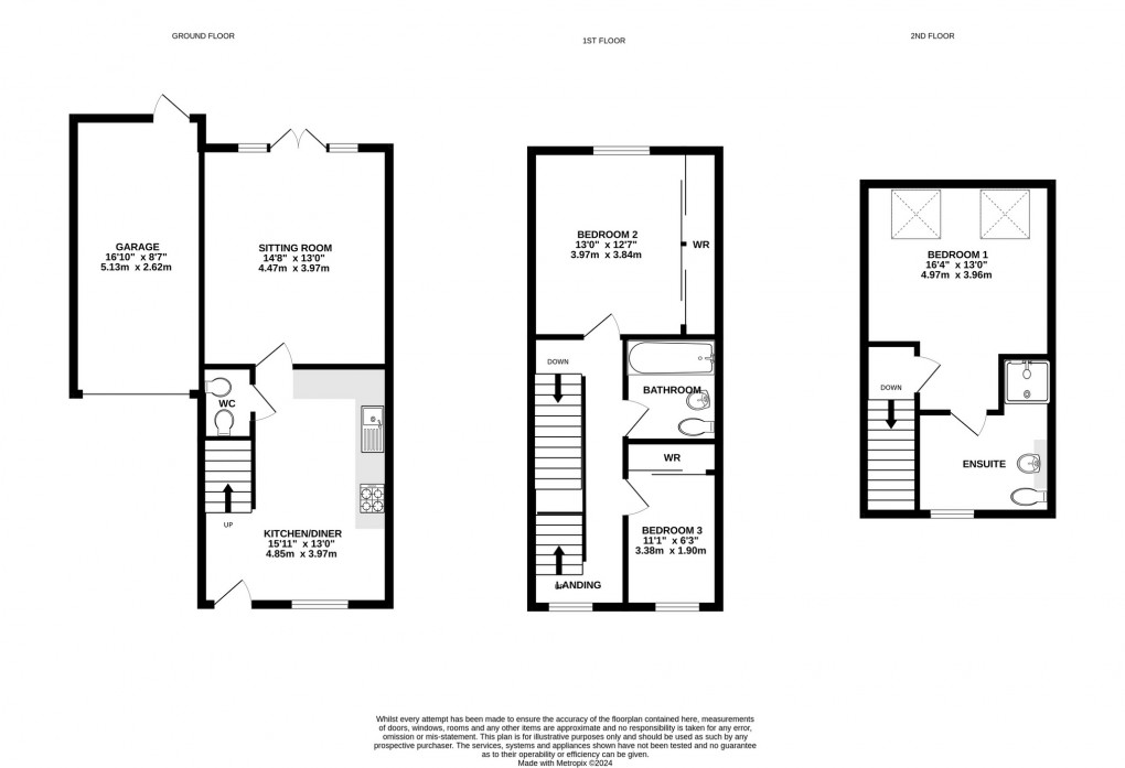 Floorplan for Sharpham Road, Glastonbury