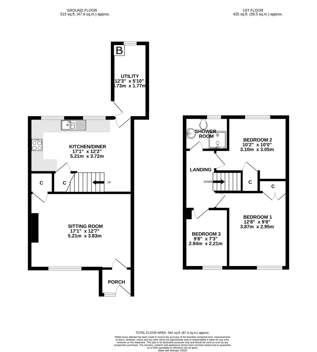 Floorplan for Leg of Mutton Road, Glastonbury