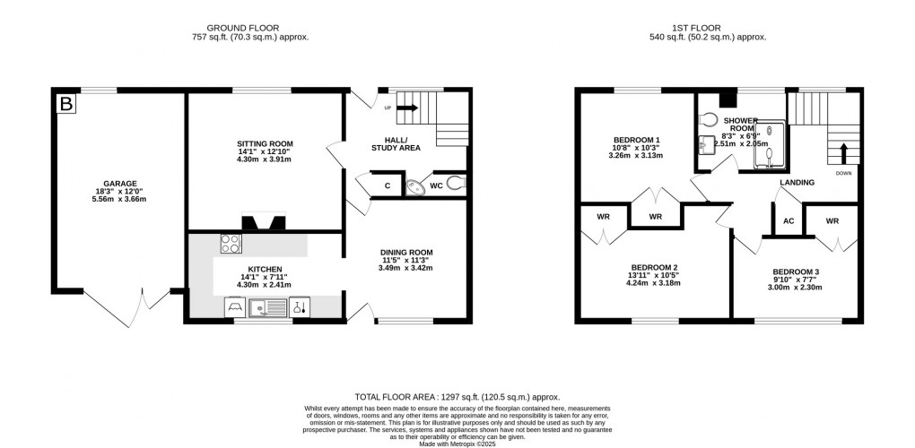 Floorplan for Broad Street, Charlton Adam