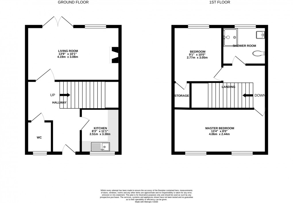 Floorplan for Mayfield Close, Glastonbury