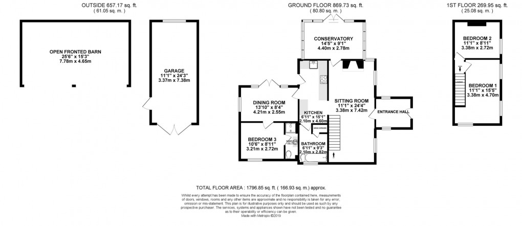 Floorplan for Church Path, Aller