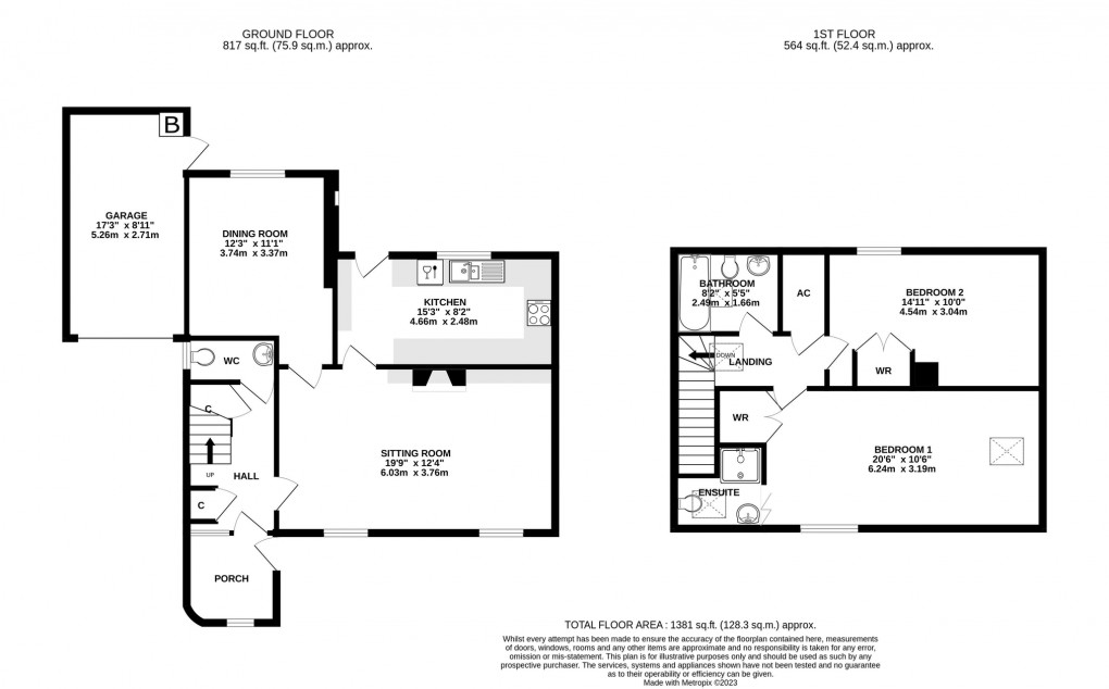 Floorplan for Manor Road, Kingsdon