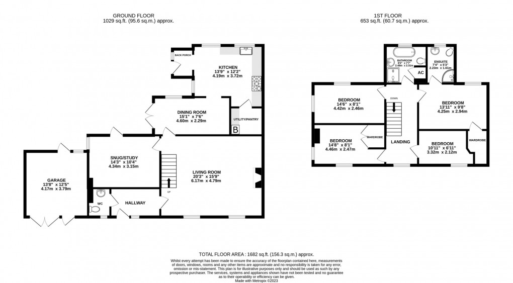 Floorplan for Mill Road, Barton St. David