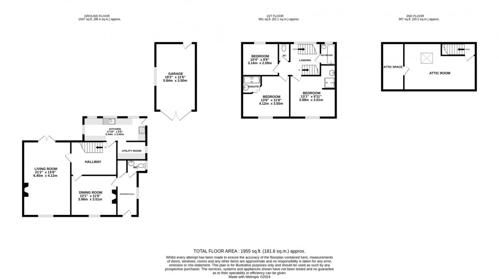 Floorplan for Somerton Road, Compton Dundon