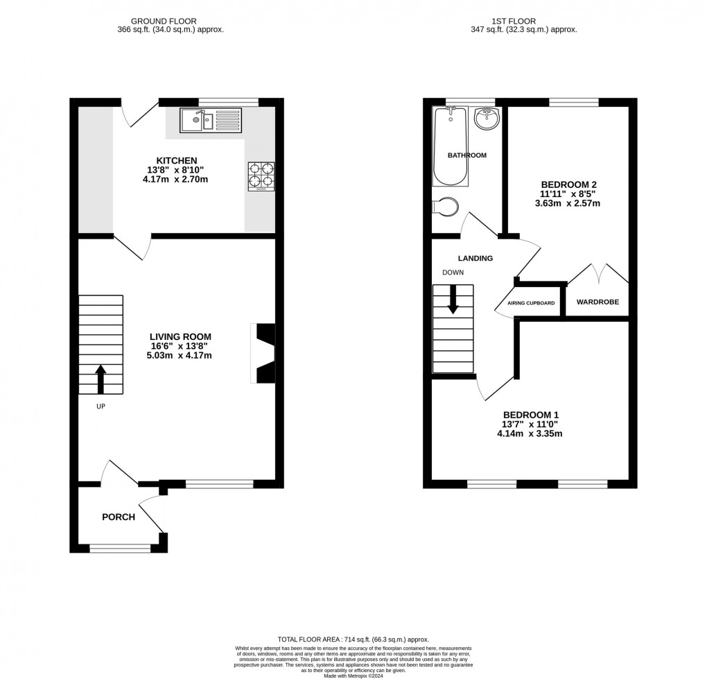 Floorplan for Fosseway Court, Ilchester