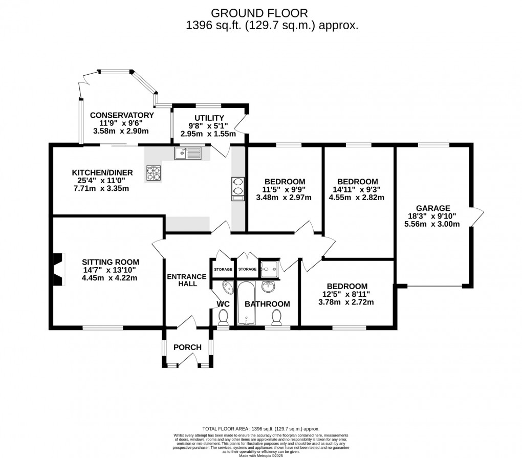 Floorplan for West Lydford, Somerton