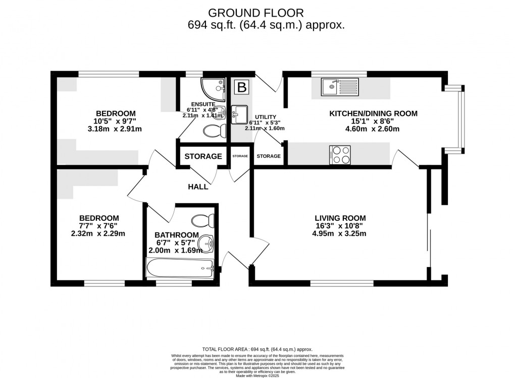 Floorplan for Primrose Hill, Charlton Mackrell