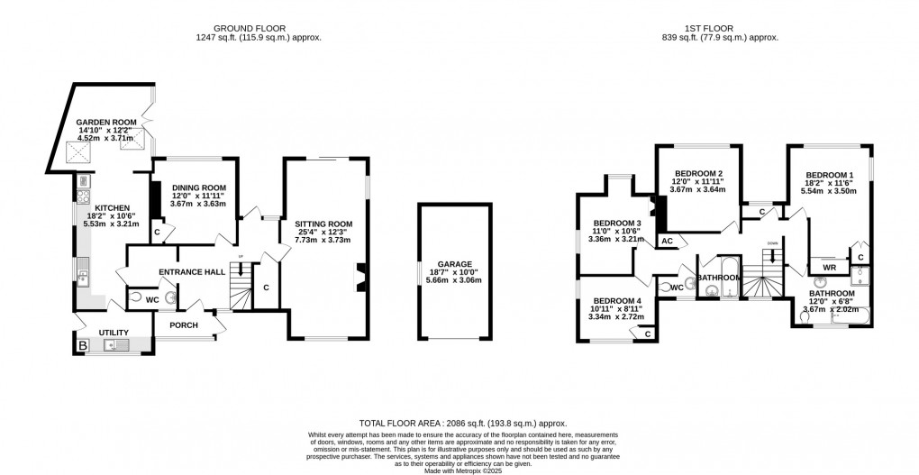 Floorplan for Ash Lane, Wells