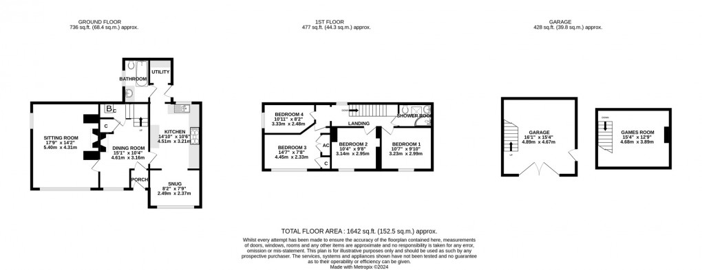 Floorplan for Wookey, Wells