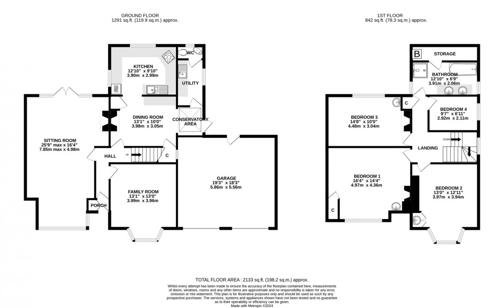 Floorplan for Ash Lane, Wells