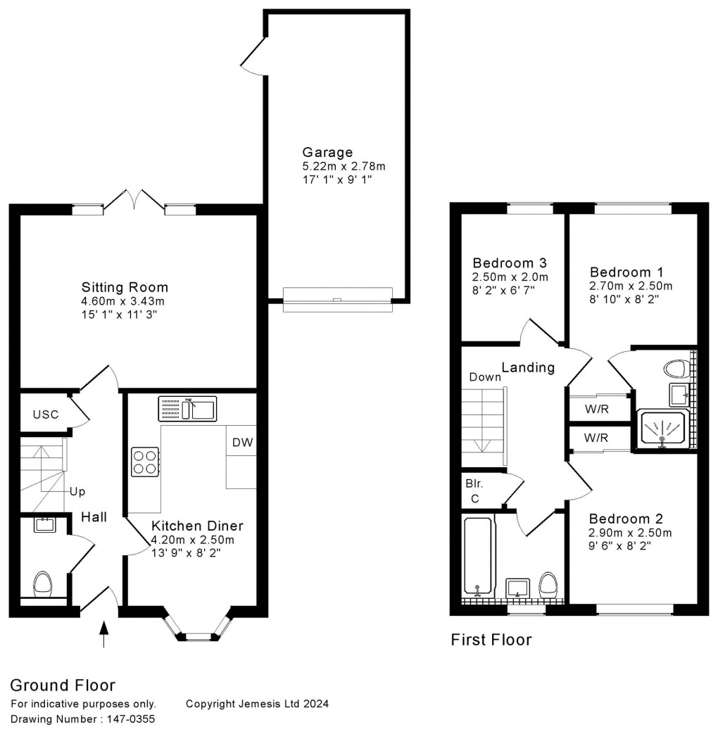 Floorplan for Eden Drive, Wells