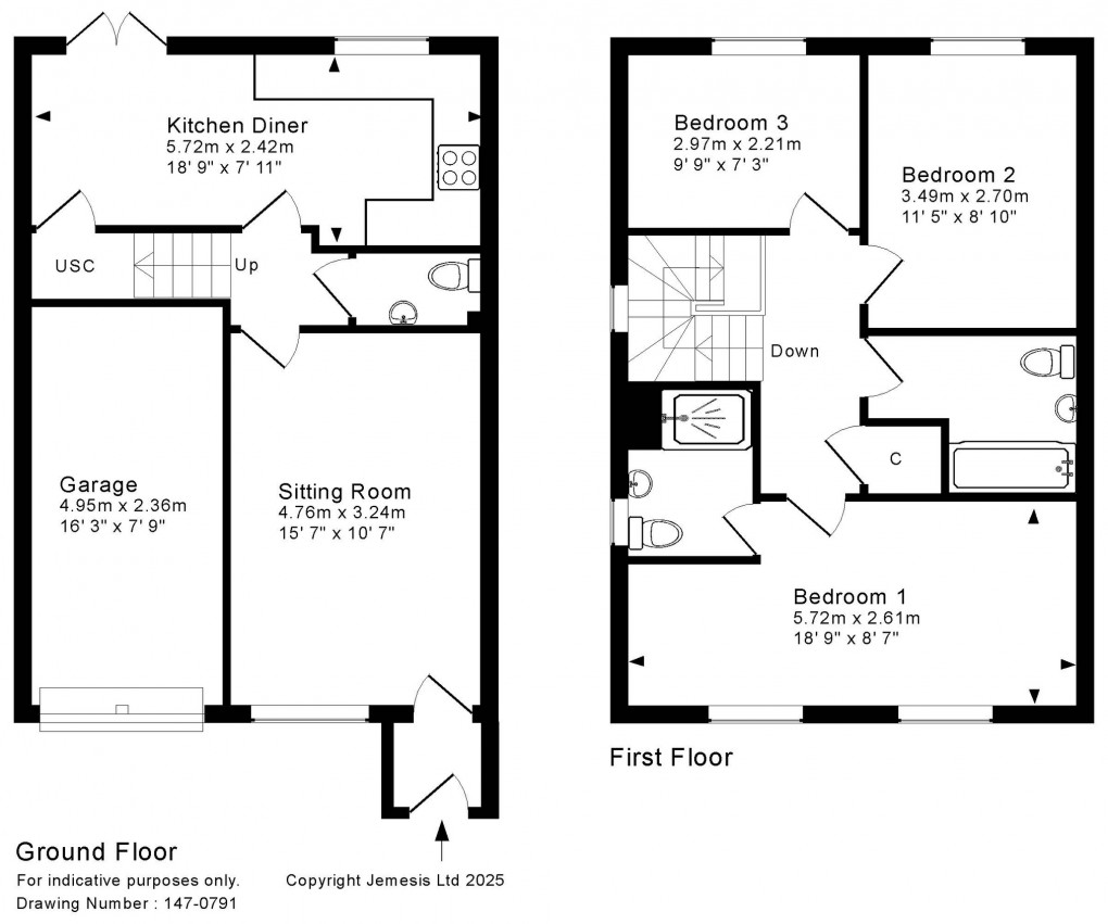 Floorplan for Edge of Wells