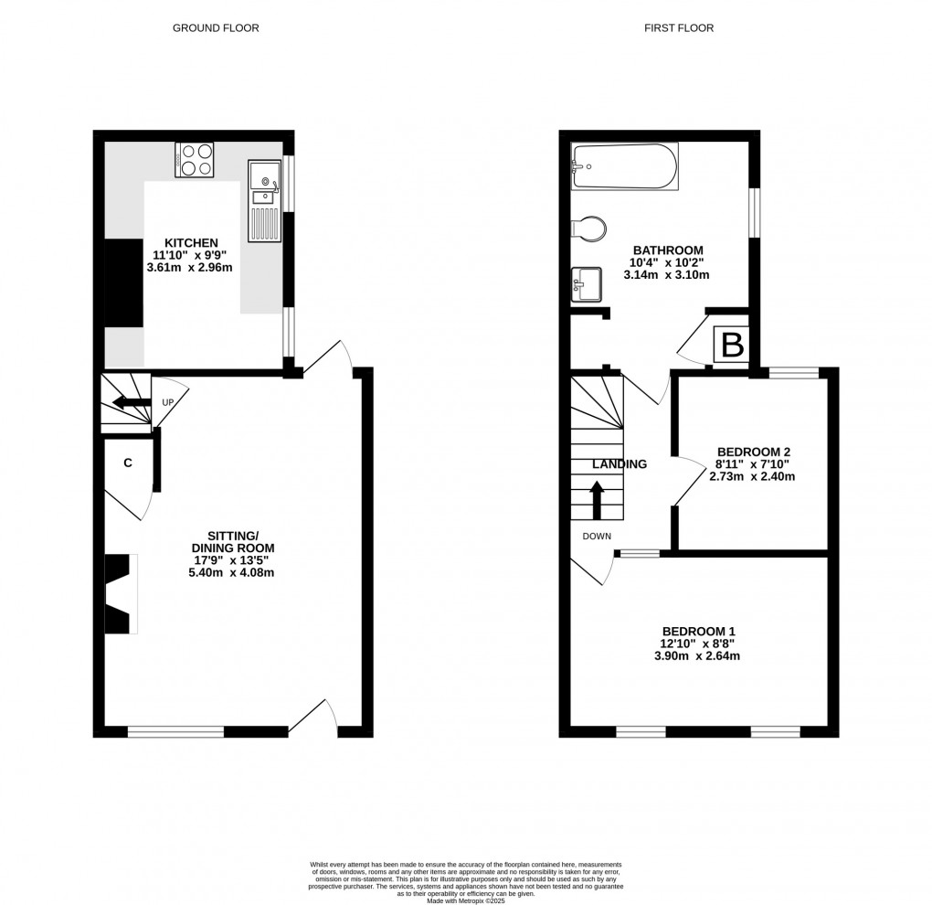 Floorplan for St Thomas Street, Wells