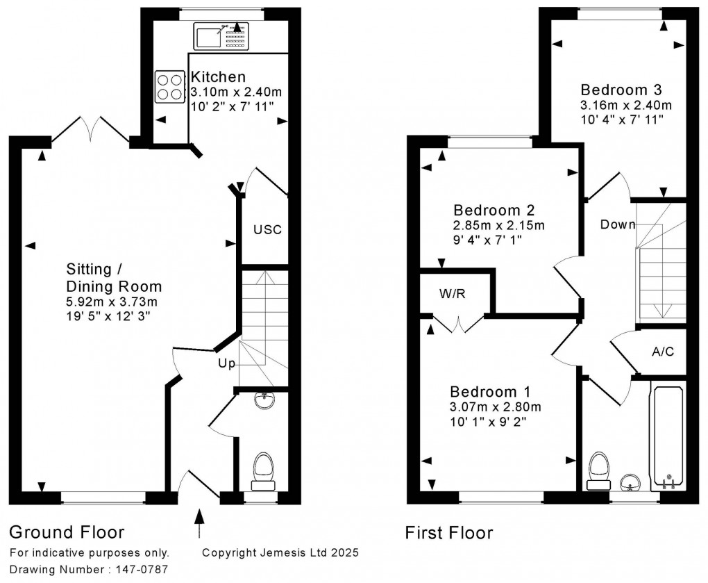 Floorplan for Ash Grove, Shepton Mallet, Somerset