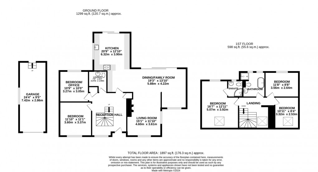 Floorplan for Peak Lane, Compton Dundon