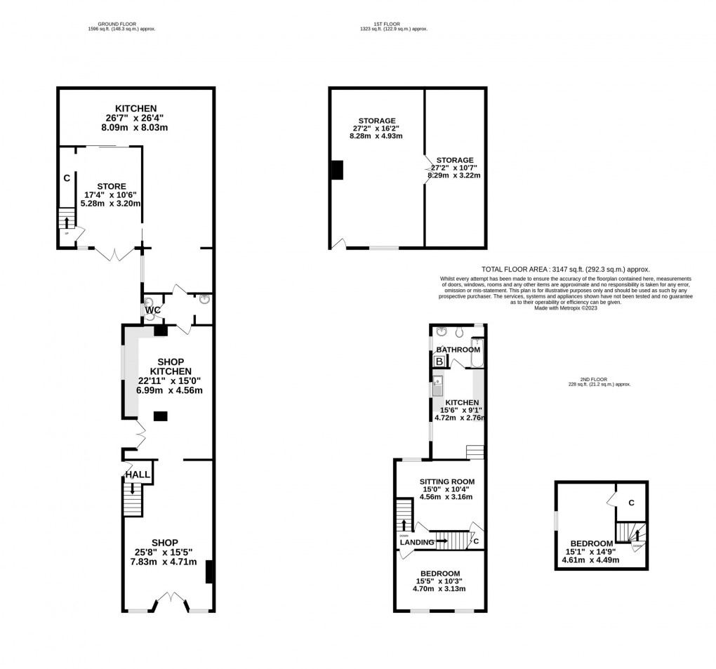 Floorplan for High Street, Street