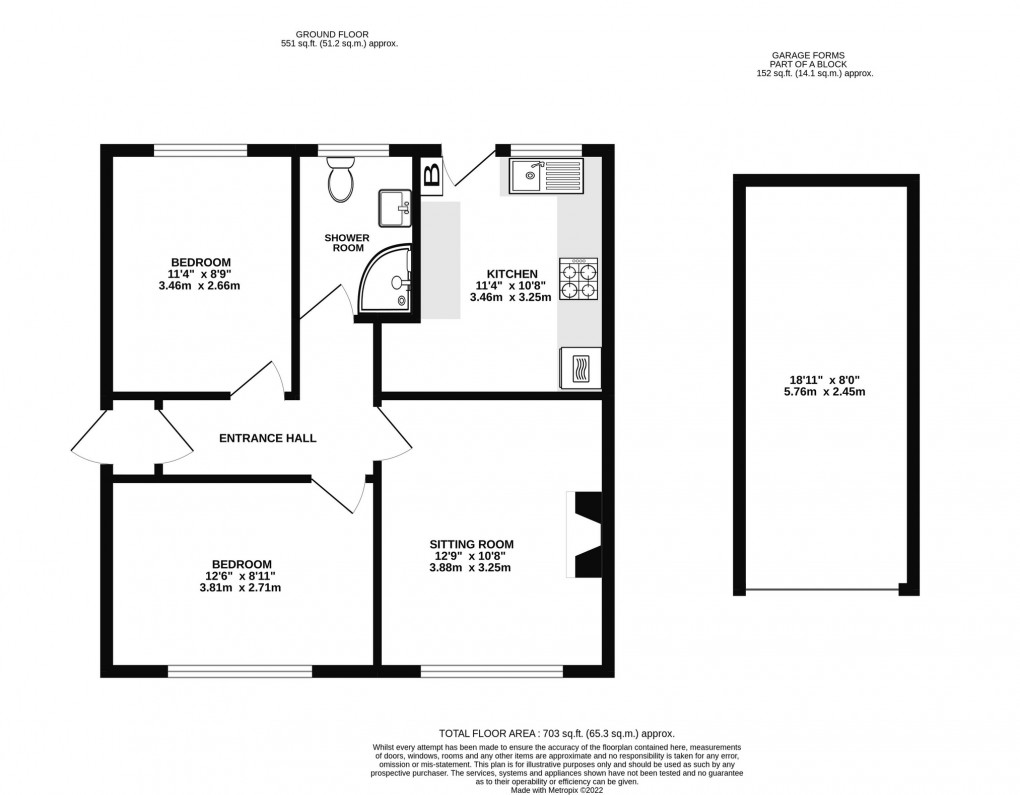 Floorplan for Blenheim Road, Street