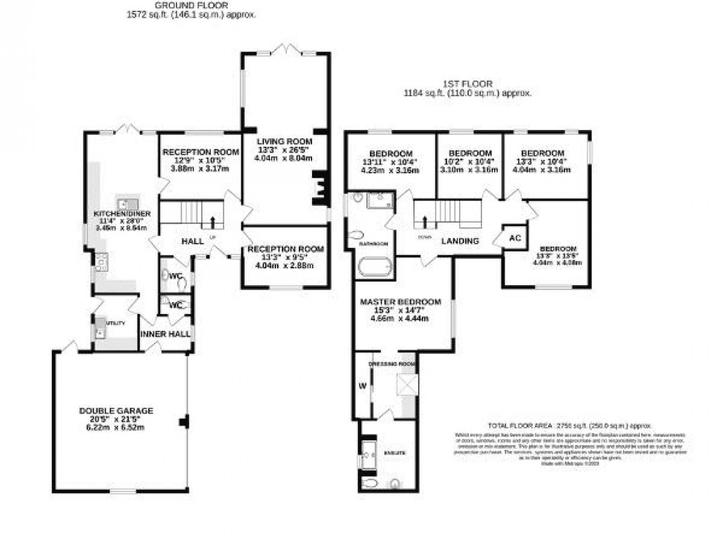 Floorplan for Burtle Road, Burtle