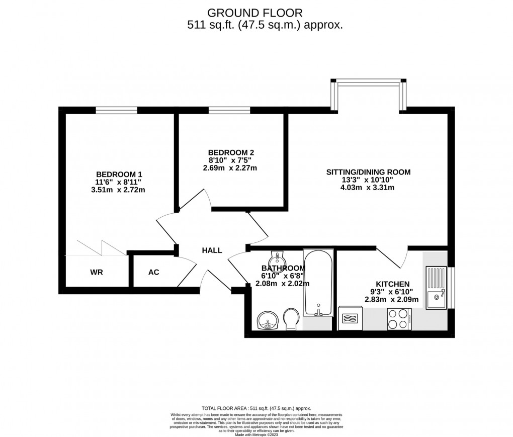 Floorplan for Orchard Court, Street