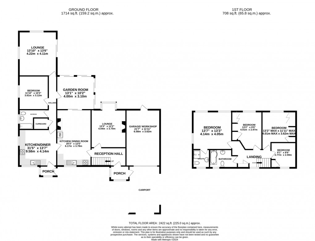 Floorplan for Berhill, Ashcott