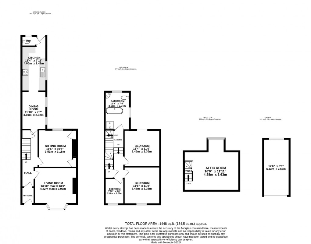 Floorplan for Vestry Road, Street