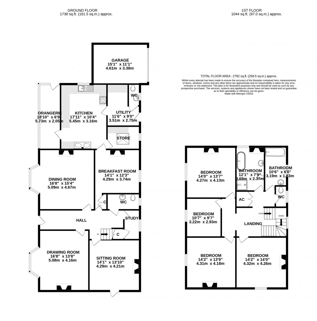 Floorplan for Bath Road, Ashcott