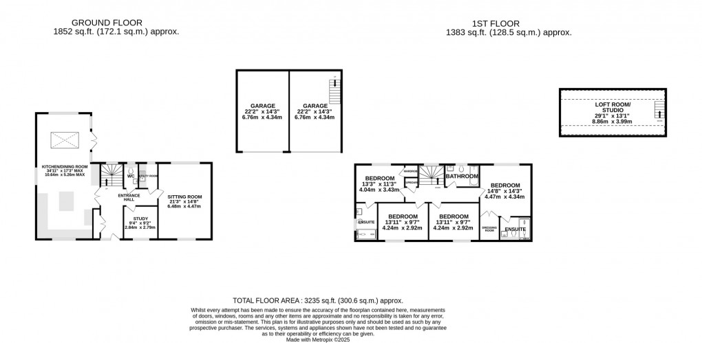 Floorplan for Broadway, Chilton Polden