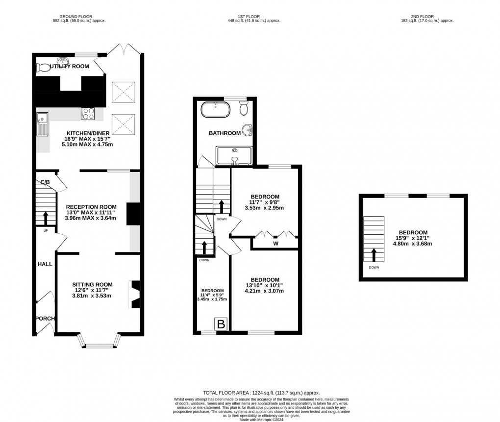 Floorplan for Cranhill Road, Street