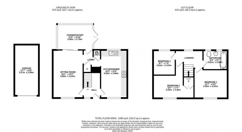 Floorplan for Isaacs Close, Street