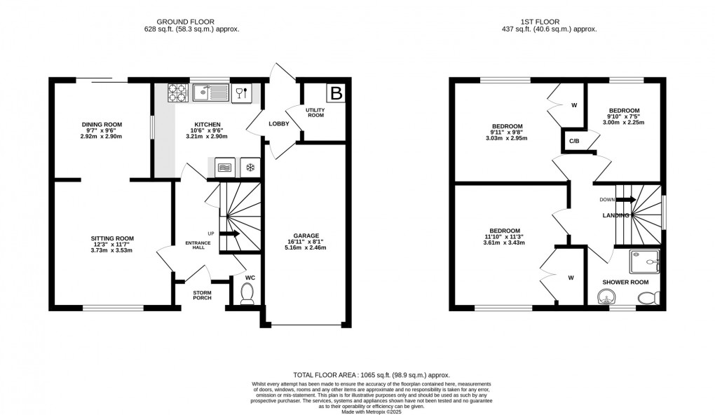 Floorplan for Blenheim Road, Street